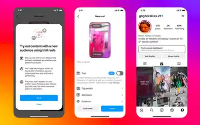 Miniatura de compartilhamento: Instagram — Reels de teste